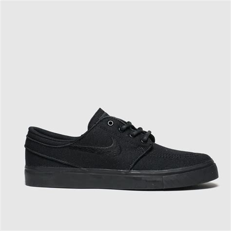 Nike Sb Black Stefan Janoski Trainers Youth Shoefreak