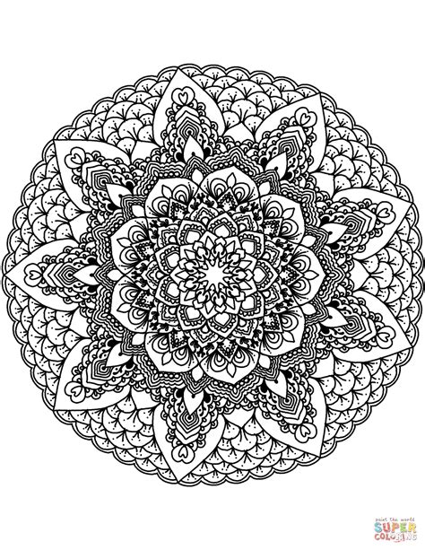 Coloriage Mandala Fleur Coloriages à Imprimer Gratuits