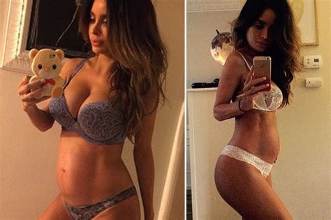 Pregnant Belly Abs Model Has Toned Tummy At Eight Months Daily Star
