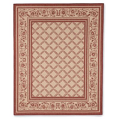 Shop the biggest selection of outdoor rugs rugs at the best prices from at home. 8' x 10' Trump Style Red & Beige Patio Rug | Big Lots