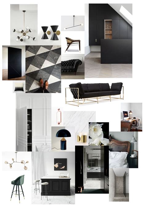 Modern Classic Lux Contemporary Interior Design Mood Board