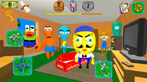 Скачать Sponge Neighbor Escape 3d на ПК с Memu