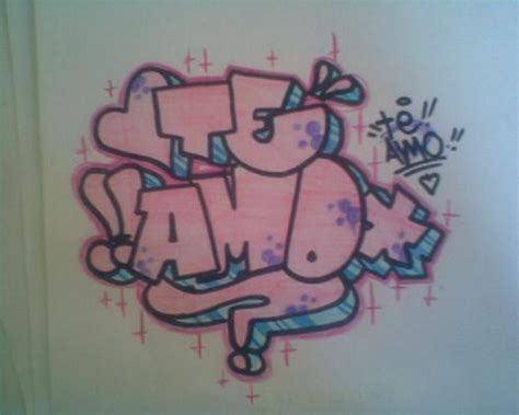 Graffitis De Te Amo Arte Con Graffiti