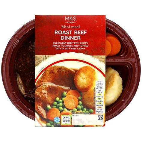 Mands Roast Beef Dinner Mini Meal Ocado