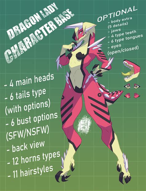 Dragon Lady Character Base