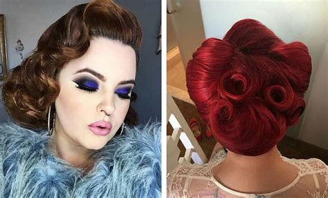 21 Pin Up Hairstyles That Are Hot Right Now Stayglam