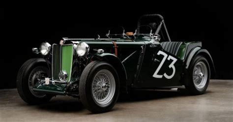 Historic 1949 Mg Tc Race Car Up For Grabs
