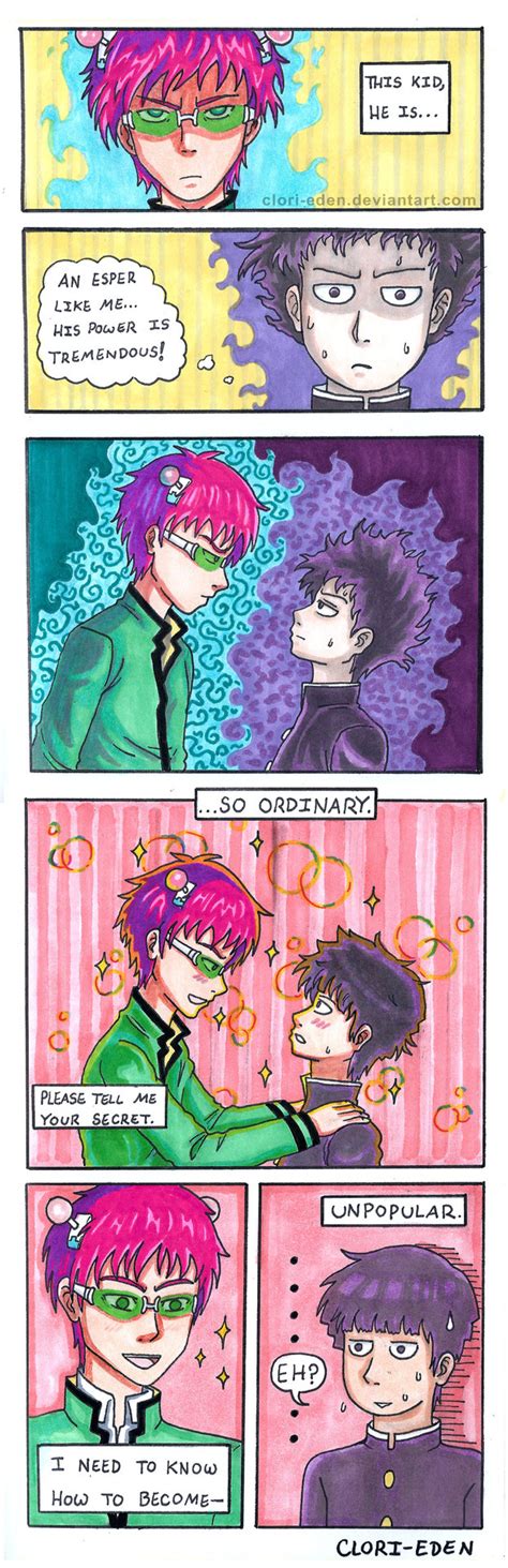 Clori-Eden — Saiki VS Mob? As entertaining it would be to see a...