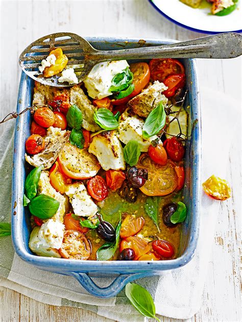 Baked Feta And Tomatoes Cheese Recipes Jamie Oliver