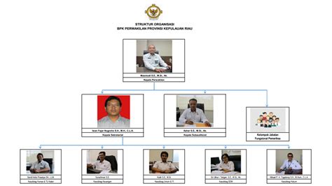 Struktur Organisasi Bpk Perwakilan Bpk Ri Perwakilan Provinsi