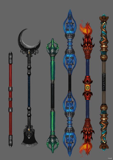 Pin On Magic Staffs And Weapons