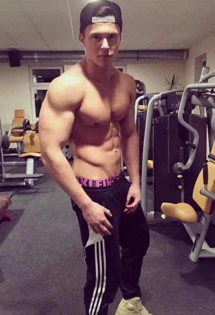 Shirtless Male Hunk Beefcake Muscular Gym Jock Dude Huge Pecs Photo X C Picclick