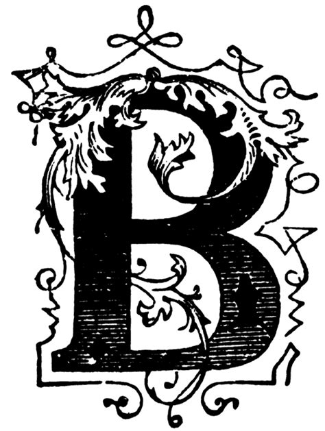 B Letters Clipart Best