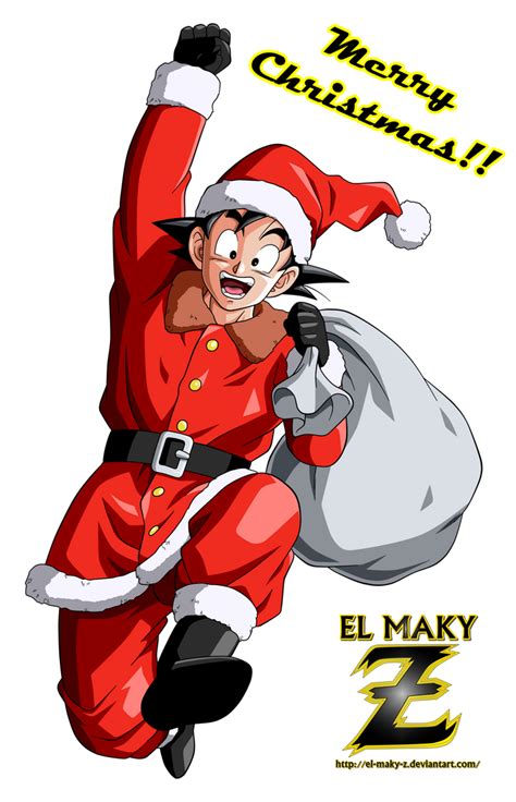 Santa Goku Merry Christmas By El Maky Z On DeviantArt