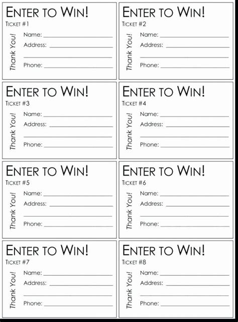 Free Printable Contest Entry Form Template Printable Templates