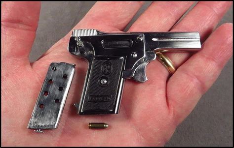 The 27mm Kolibri The Smallest Gun In History Created In 1910 By Franz