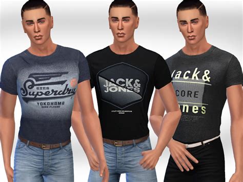 Casual T Shirts By Saliwa At Tsr Sims 4 Updates