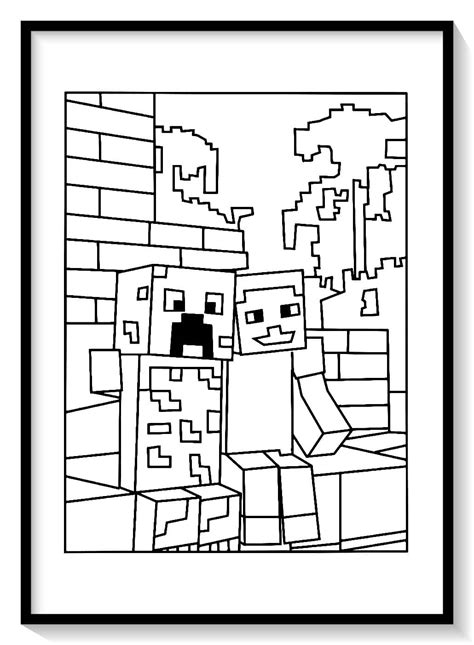 Imagenes De Minecraft Para Imprimir Colorear Dibujosletras Images And