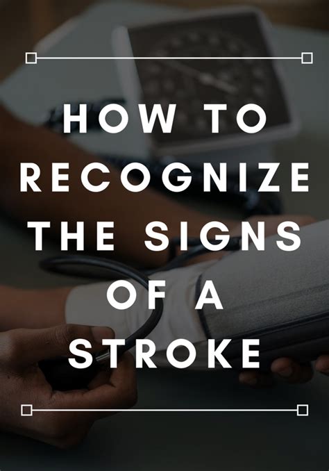 How To Recognize The Signs And Symptoms Of A Stroke Youmemindbody