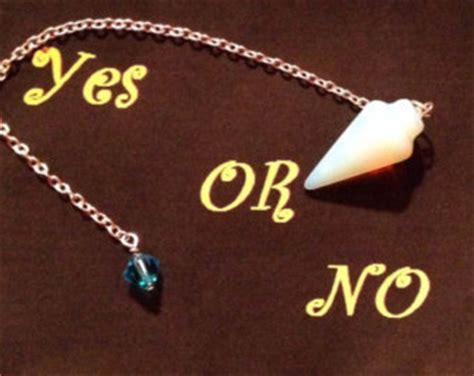 You will have to be the one who interprets beyond the result knowing your circumstances. Bethany Star One Question Pendulum Reading With Three Card ...