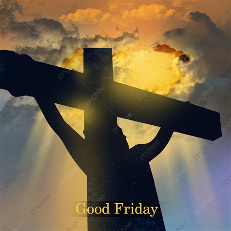 Jesus On Cross Good Friday Vector Graphic, Good Friday, Good Friday Png, Goodfriday PNG ...