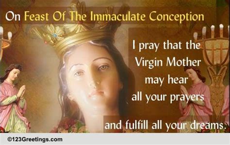 Feast Of The Immaculate Conception Cards Free Feast Of The Immaculate Conception Wishes 123