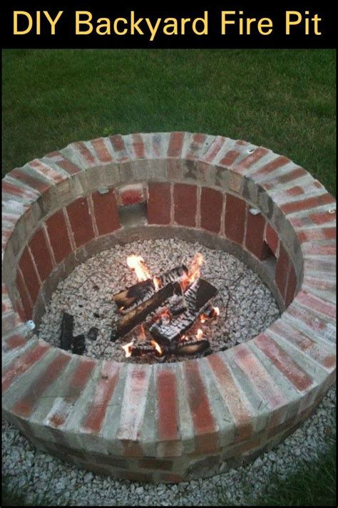 A brick fire pit takes very little time to construct and does not require a lot of tools. Build a brick fire pit for your backyard | The Owner ...