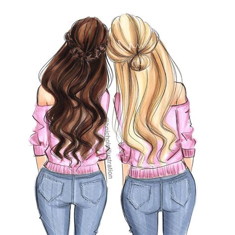 Bff Dibujos De Mejores Amigas