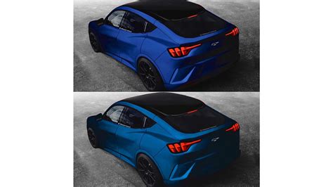 Ford Mustang Inspired Electric Suv Pcad Renderings Leaked Automobile