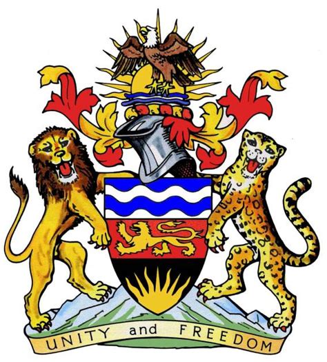 National Arms Of Malawi Coat Of Arms Crest Of National Arms Of Malawi