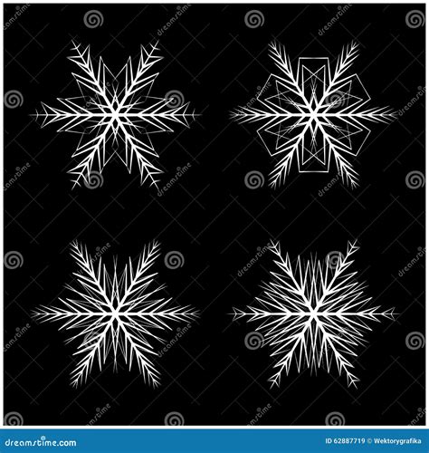 Snowflake Silhouette Icon Symbol Design Winter Christmas Vector