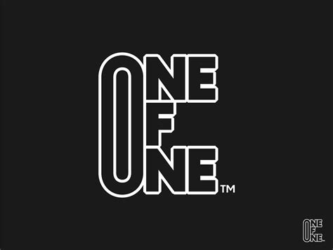 One Of One Logo Design By Asif Ali On Dribbble