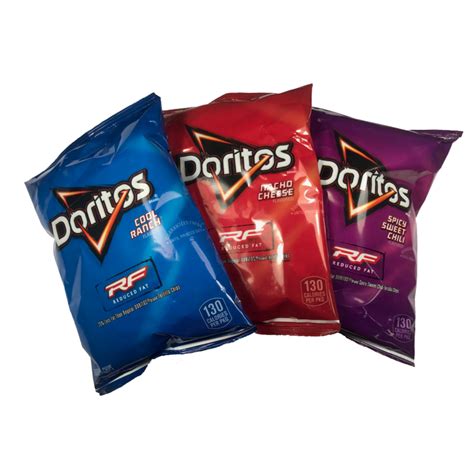 That 30 bags cost just $13.38, coming out to $0.45 a bag. Doritos Reduced Fat Variety Pack | Snackoree.com