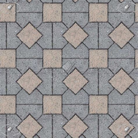 Paving Concrete Mixed Size Texture Seamless 05563