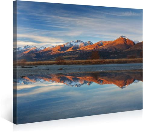 Large Canvas Print Wall Art Lakeside View 40x30 Inch