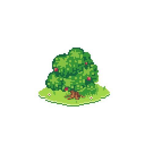 Pixel Art Tree Animation Tutorial Starts At 040 Leave A Comment If