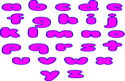 Bubble Letters Printable Nerdy Caterpillar Bubble Let