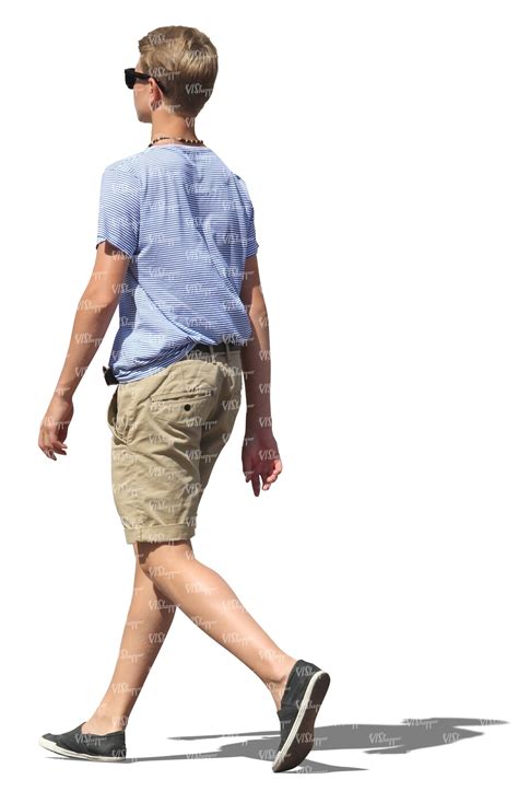 Young Man Walking On The Street Vishopper