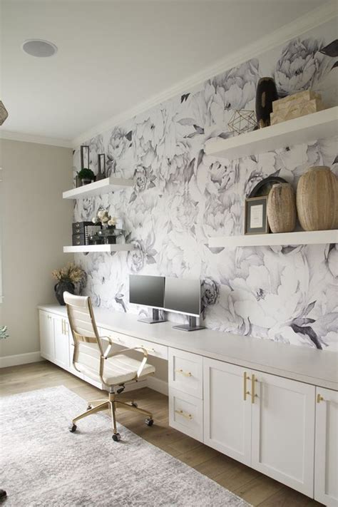 25 Best Home Office Wallpaper Ideas To Boost Your Moods
