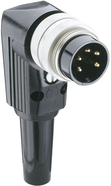 Lum Wsv 80 Plug Round Connector Angled Ip40 8 Pin At Reichelt