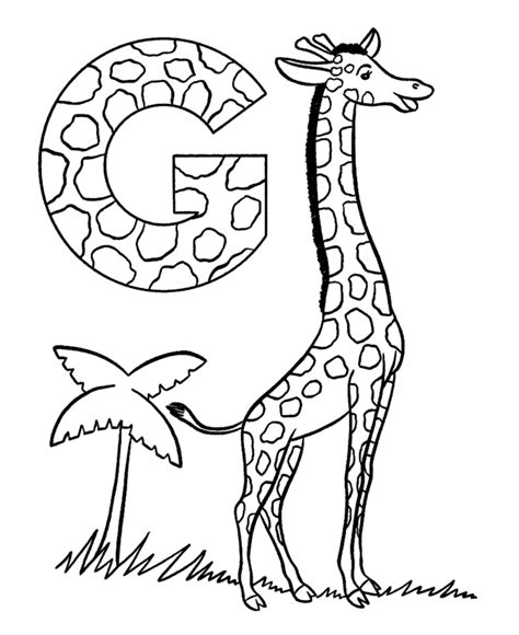 ﻿color Alphabet Image G Printable Alphabetalphabet With Animals Tips