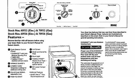 Owners Manual Kenmore Dryer Pdf - Kenmore Elite 41003 4 5 Cu Ft Front