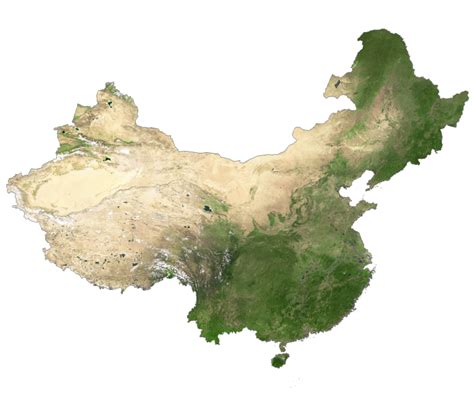 China Map And Satellite Image China Map Ancient China