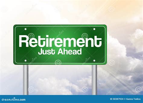 Retirement Sign Stock Photo 18341358