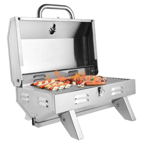 Portable bbq grills are the perfect companion for your next camping trip with the family, a picnic or if you just want one to use on the back of a tailgate one big advantage of a portable gas bbq is that it should be easy to setup and pack away. SEGMART Portable Tabletop Gas Grill, 12,000 BTU Propane ...