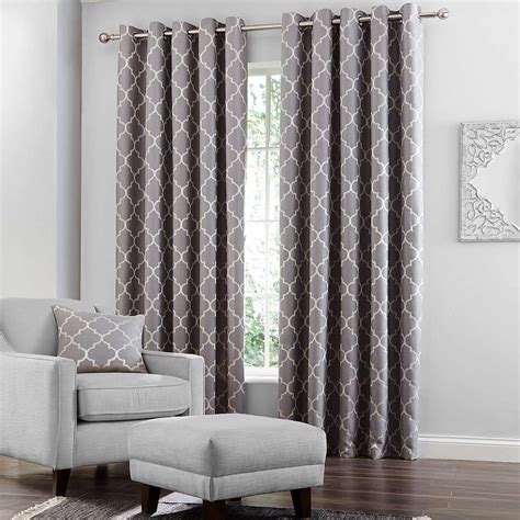 With the lighter days and evenings its important to block dunelm curtains have a great selection in a variety of colours and styles. Grey Bali Lined Eyelet Curtains | Dunelm | Curtains ...
