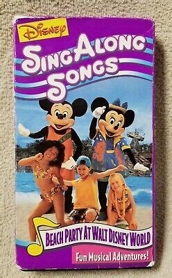 Disney Sing Along Songs Beach Party Vhs Collection Images And Photos