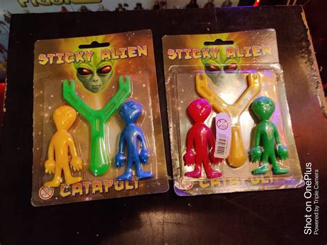 25 Sticky Alien Catapult Two Pieces Mint In Box Movin On Estate Sales