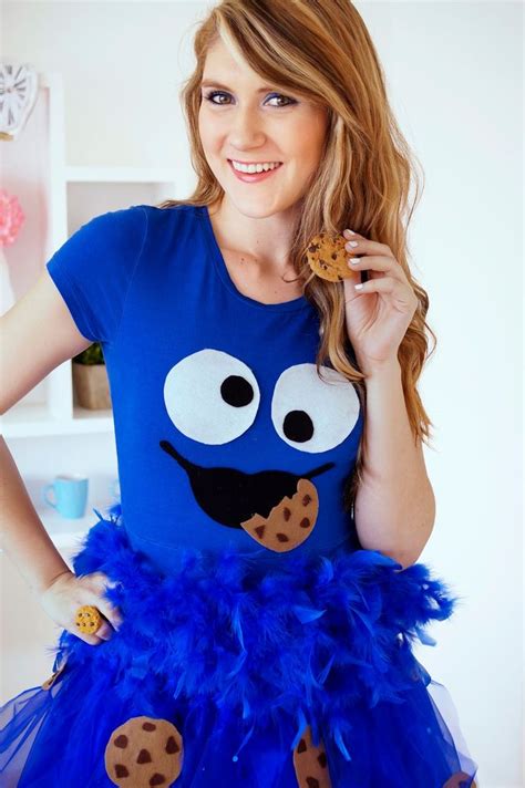 Halloween Cute Homemade Cookie Monster Costume Diy Halloween Costumes For Women Diy