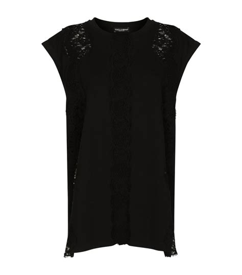 Womens Dolce Gabbana Multi Lace Sleeveless Shirt Harrods